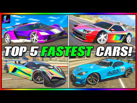 TOP 5 FASTEST CARS IN GTA 5 ONLINE! (UPDATED)