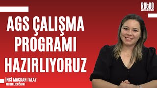 Örnek AGS Çalışma Programı Hazırlıyoruz | İnci MAÇKAN TALAY - Rehberlik Birimi