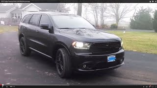 2015 Dodge Durango Black with Blacktop package
