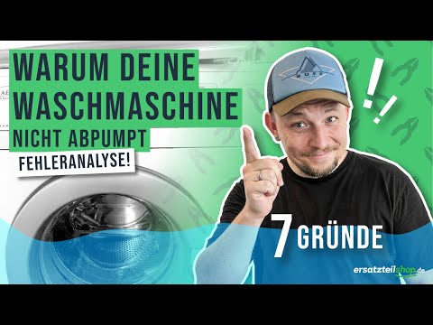 Deine Waschmaschine pumpt nicht ab? So löst du das Problem sofort!