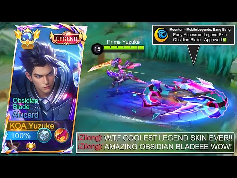 FINALLY!! ALUCARD OBSIDIAN BLADE REVAMP LEGEND SKIN IS HERE WTF!!! 😭🔥 (coolest skin ever)