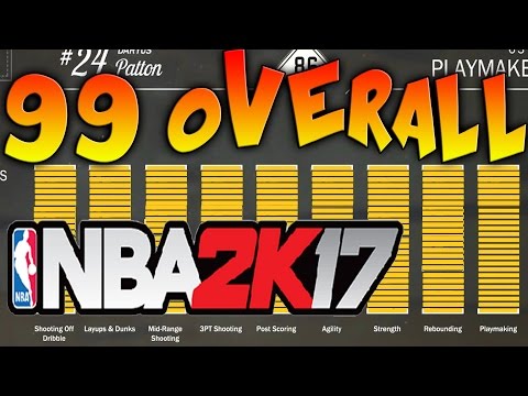 NBA 2K17 Tips - FASTEST WAY TO GET 99 OVERALL - INSTANT ATTRIBUTE TIP!