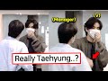 BTS V Pushed his Manager's Chest? Why Taehyung is in Controversy Now