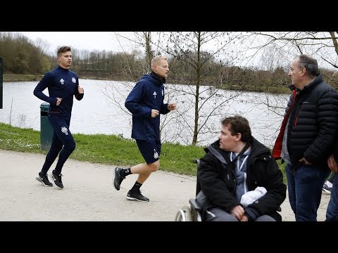 Fan Tony visits the training centre