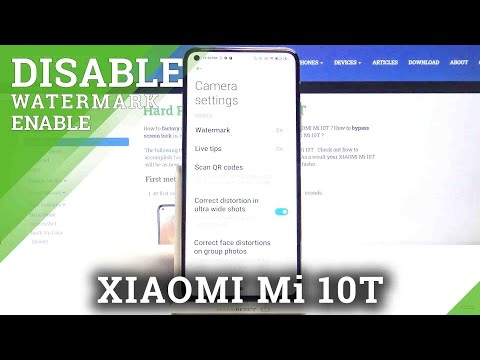 How to Use Camera Watermark in Xiaomi Mi 10T – Disable/Enable Watermark on Photos