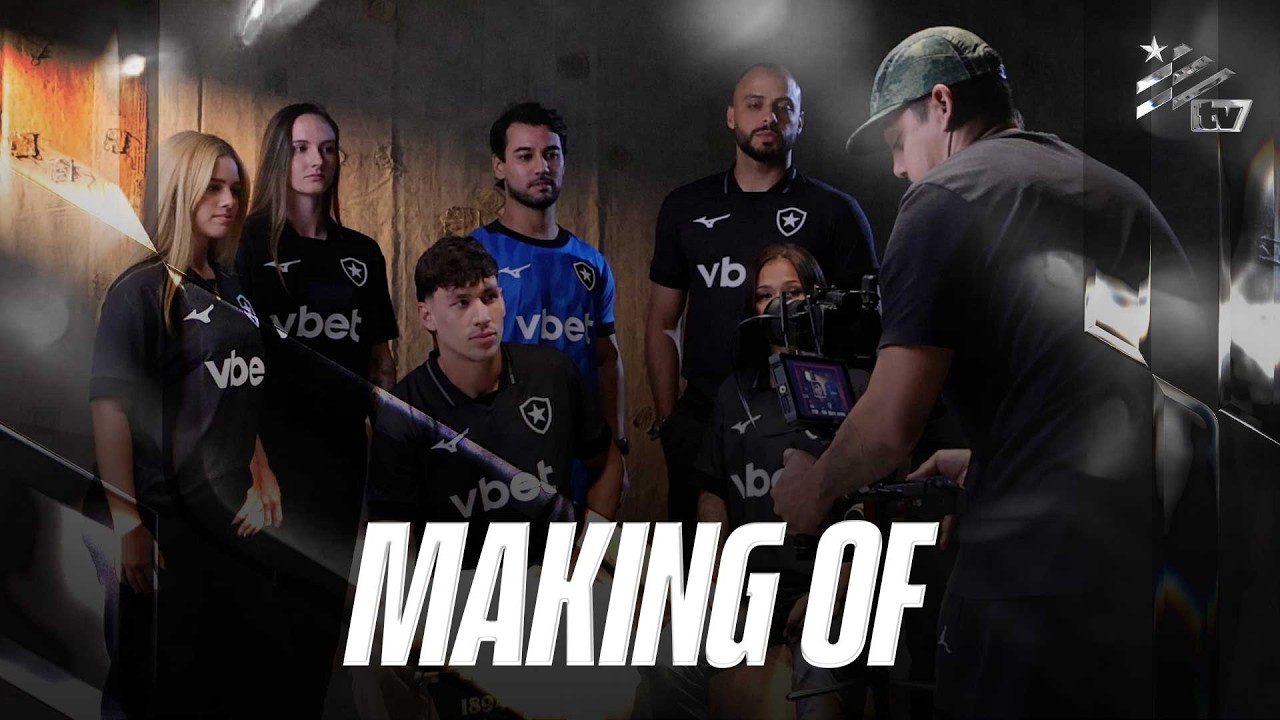 VÍDEO: Botafogo divulga making of do lançamento da nova camisa preta da Mizuno