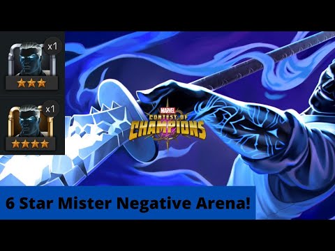 6 Star Mister Negative Arena! Grabbing 3 and 4 star for collection!