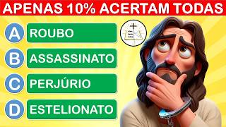 25 PERGUNTAS BÍBLICAS DE NÍVEL FÁCIL MÉDIO E DIFÍCIL - QUIZ BÍBLICO #2
