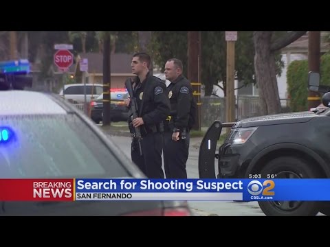 Search Continues In San Fernando For Suspect Who Fatally Shot 1, Wounded 2 Others