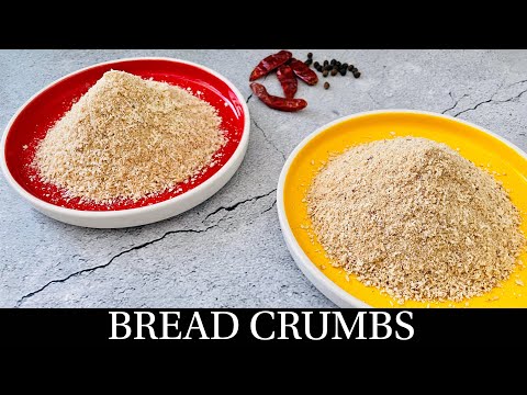 Plain Bread Crumbs & Spicy Bread Crumbs | How To Make Breadcrumbs| Breadcrumbs Recipe-By Natasha