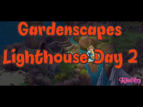 Gardenscapes Lighthouse Day 2 ❤️ Gameplay