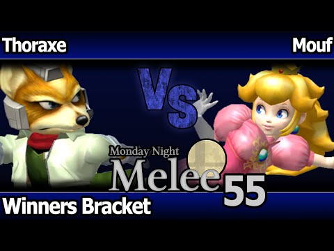 MNM 55 Melee - Thoraxe (Fox) vs Mouf (Peach) - Winners Bracket