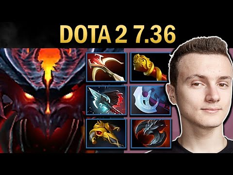 Shadow Fiend Dota 7.36 Miracle with Manta and Satanic - TI13