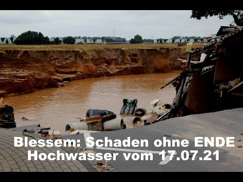 Erftstadt Blessem nach dem Hochwasser Juli 2021