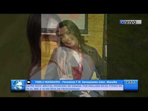 BRUTAL FEMICIDIO EN GOBERNADOR MANSILLA, ENTRE RÍOS