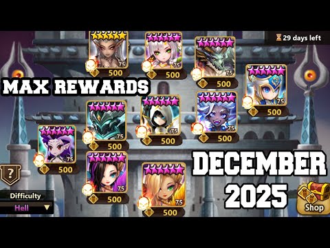 TOA Hell (5000 Points) Clear DECEMBER! 2025 (Summoners War)
