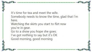 Cheap Trick - Good Morning Good Morning DVD Lyrics