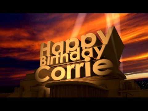 Happy Birthday Corrie
