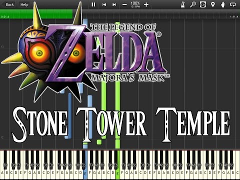 Zelda Majora's Mask - Stone Tower Temple (Synthesia)