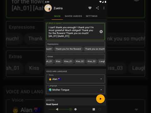 Zueira’s Voice: Text to Speech Video