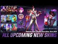 MOBILE LEGEND ALL UPCOMING SKIN RELEASE DATE NATAN EPIC SKIN MLBB X SPONGEBOB ML LEAKS