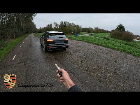 POV Porsche Cayenne GTS Twin-turbo 3.6-liter V6 | Rushing through a Rainy day | Pure Drive Vibes