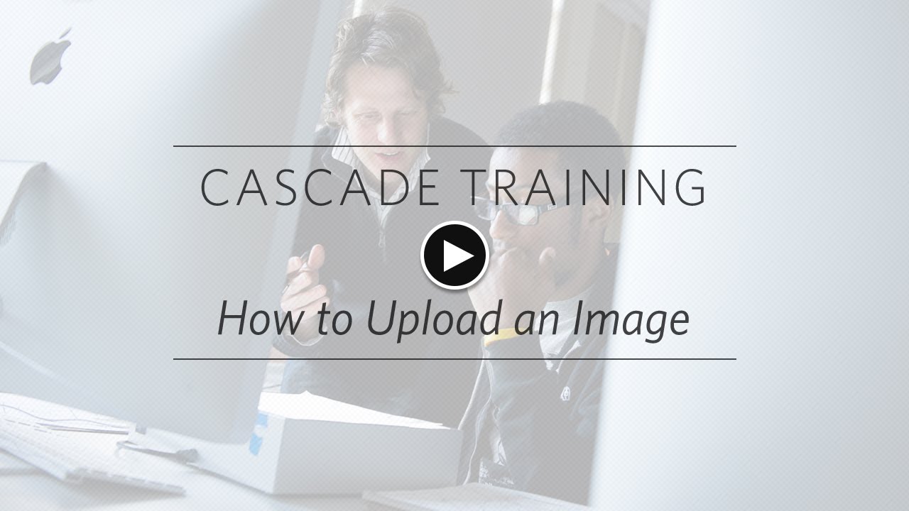 Cascade Traing 4: How to Upload an Image or PDF