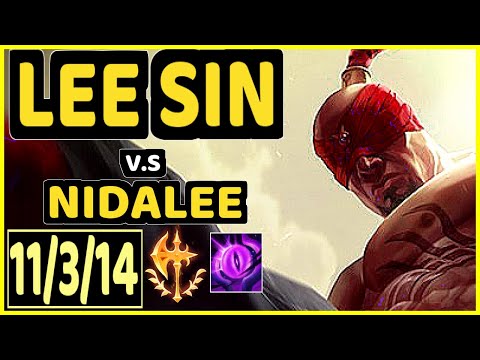 T1 FAKER (LEE SIN) vs NIDALEE - 11/3/14 KDA JUNGLE CHALLENGER GAMEPLAY - KR
