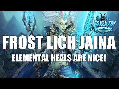 Elemental Frost Lich Jaina Mage vs Control WarLock