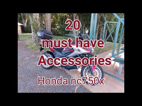 20 must have accessories - Honda nc750x