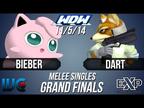 WDW 11/5/14 - Dart (Marth/Fox) vs Beiber (Puff) Melee Grand Finals