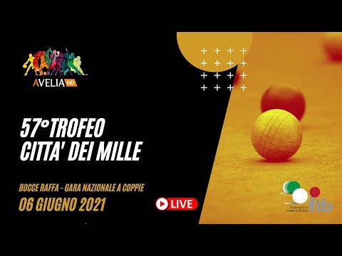 57° TROFEO CITTA' DEI MILLE | Gara Nazionale bocce raffa a coppie