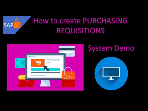 How to create a PURCHASING REQUISITION in SAP...