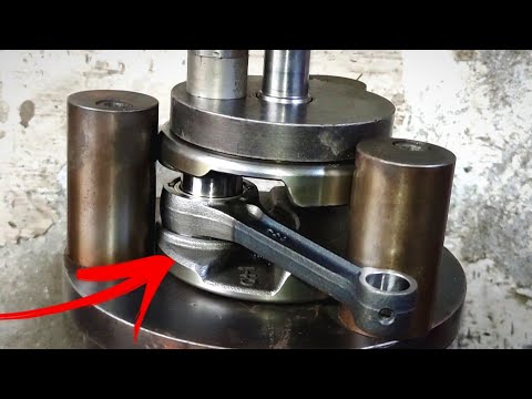 Connecting rod and bearings Replacement in crankshaft. (Easy way)