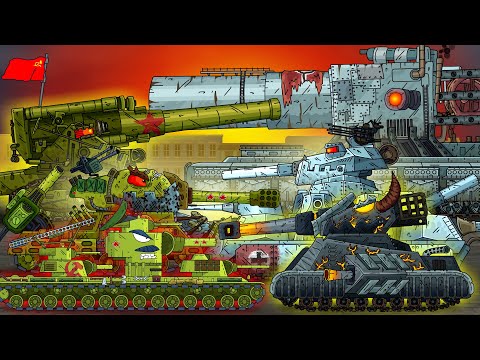 Вся история битвы за Москву против Густав + бонусная концовка - Мультики про танки