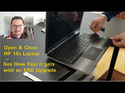 How to Open an HP 15t-au100 Laptop to Expose...