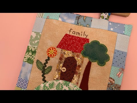 Panô de patchwork - Apliqué