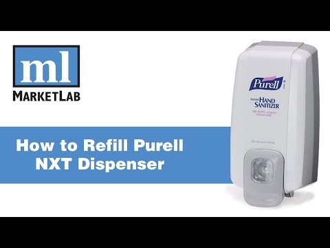 Marketlab Demonstrates How to Refill Purell NXT Dispenser