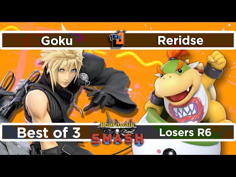 Goku (Cloud) vs Reridse (Bowser Jr.)  Losers R6 - Boardwalk Smash #36 - SSBU