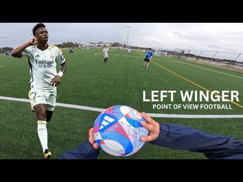 LEFT WINGER POINT OF VIEW FOOTBALL I POV FOOTBALL