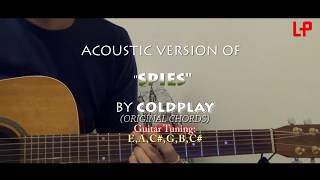 SPIES - COLDPLAY - ORIGINAL CHORDS TUTORIAL