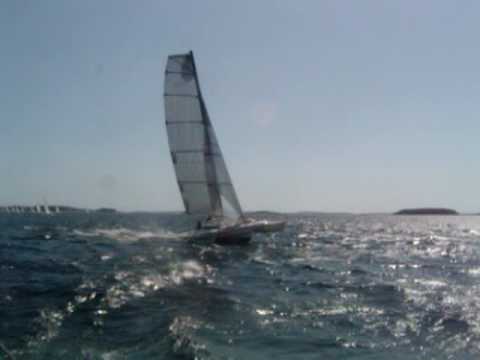 Dragonfly trimaran Gunpowder II during Gullviverallyt 2007