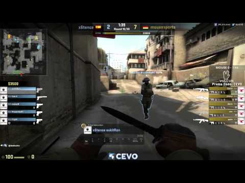 x6tence vs mousesports Game 2 (CEVO-P CS:GO Season 7) - Metuz