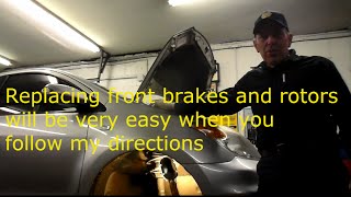 2006 Scion XA front brakes and rotors