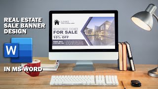 Real Estate Sale Banner Design Template In MS Word | Download FREE Template