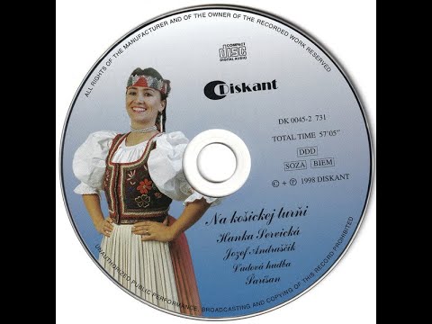 Carpatho-Rusyn CD recording 1998 Na Košickej Turňi Songs by  Hanka Servická –L'udova hudba ŠARIŠAN