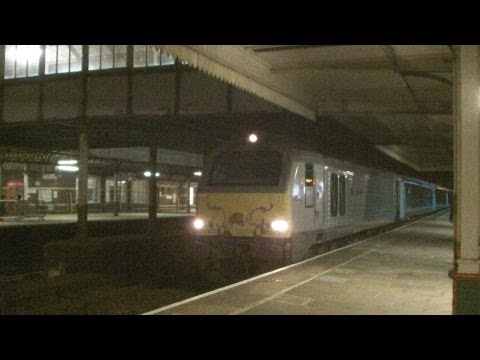 Half an Hour at (18) - Rhyl Station 6.3.2014 Class 67 158 221 ATW Chiltern Virgin