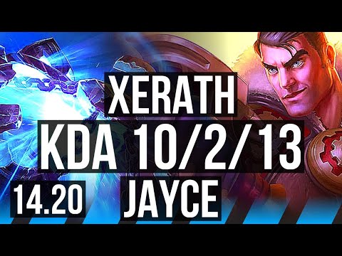 XERATH vs JAYCE (MID) | 10/2/13, Legendary, 52k DMG | KR Master | 14.20