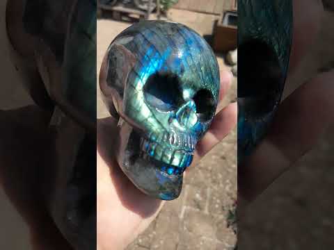Video Lebka Labradorite 9cm extra