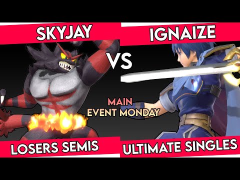 BNB Main Event Mondays 1 - Skyjay (Incineroar) VS Ignaize (Marth) Losers Semis
